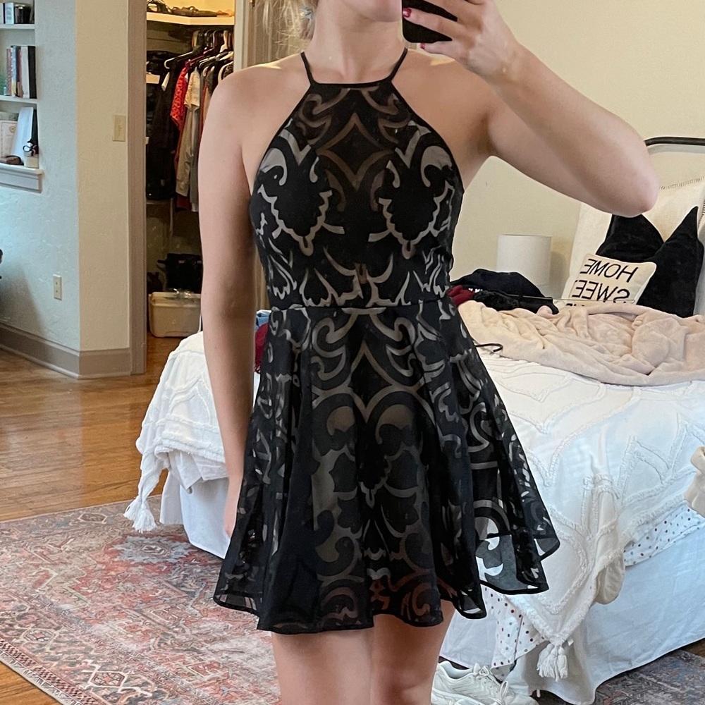 KEEPSAKE MESH MINI DRESS